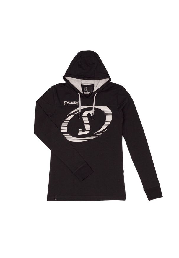 SPALDING - Sweatshirt bluza z kapturem dla kobiet Spalding Fast. Typ kołnierza: kaptur. Kolor: wielokolorowy, szary, czarny