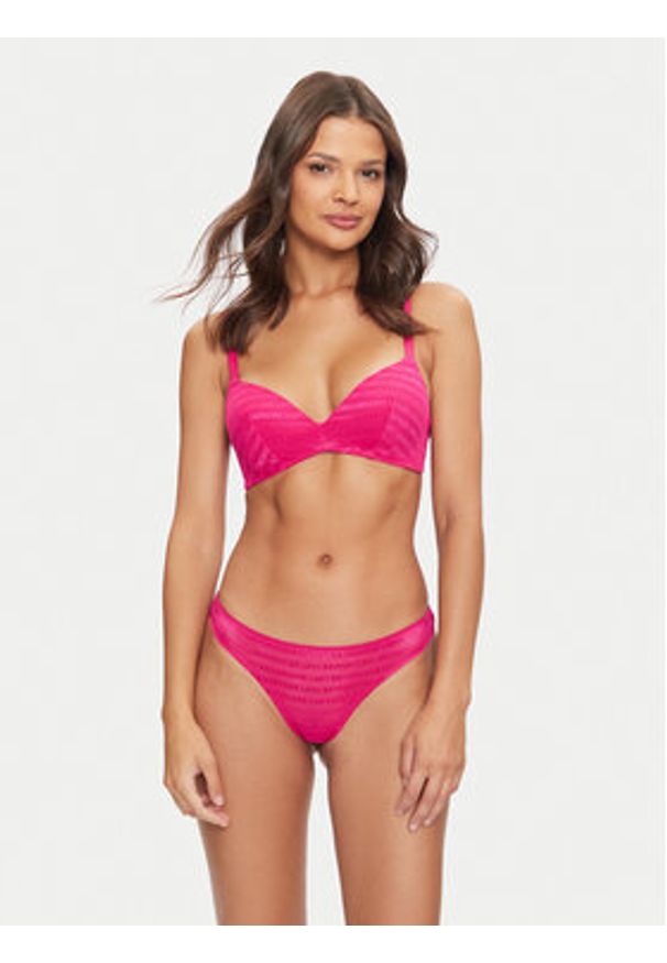 Emporio Armani Underwear Biustonosz braletka 163953 3F204 02275 Różowy. Kolor: różowy. Materiał: syntetyk
