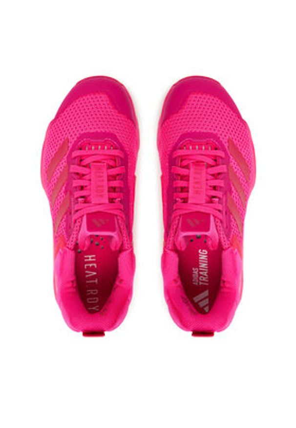 Adidas - adidas Buty na siłownię Dropset 3 strength training JR1677 Różowy. Kolor: różowy. Materiał: materiał. Sport: fitness