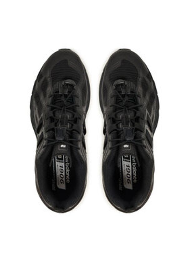 New Balance Sneakersy U1906RNB W Czarny. Kolor: czarny. Materiał: skóra