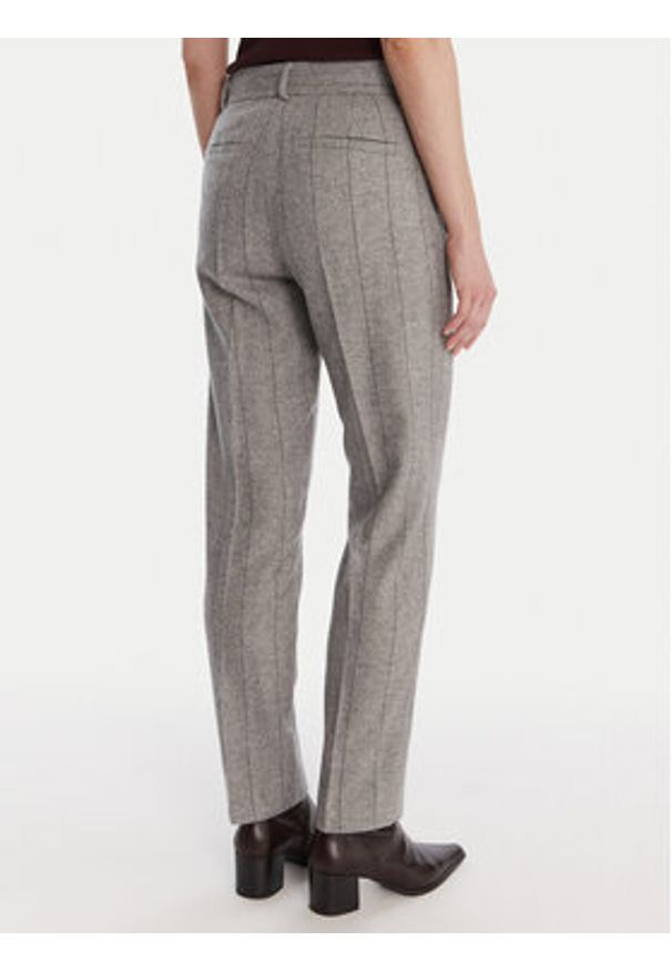 MAX&Co. Spodnie materiałowe Svenzia 2526136094200 Szary Slim Fit. Kolor: szary. Materiał: syntetyk