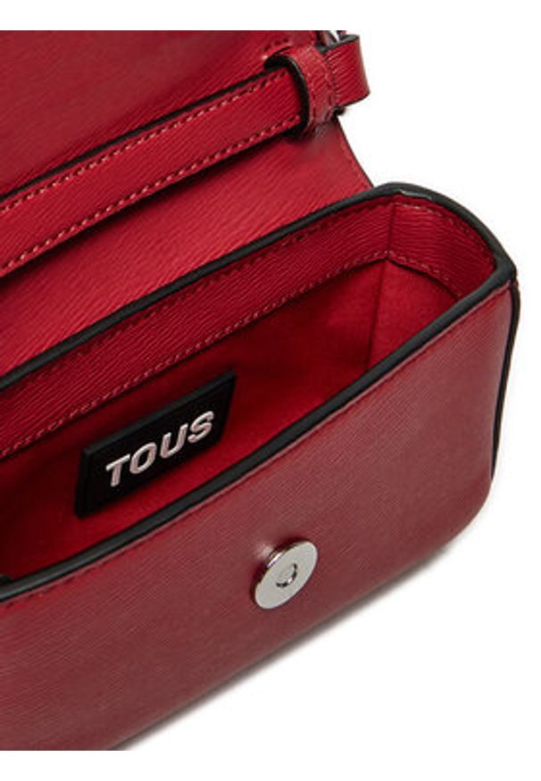 Tous - TOUS Torebka Amanda 2002132617 Czerwony. Kolor: czerwony. Materiał: skórzane