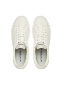 Emporio Armani Sneakersy X4X690 XF846 00894 Biały. Kolor: biały. Materiał: skóra #6