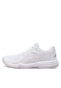 Asics Buty halowe Upcourt 5 1072A088 Biały. Kolor: biały. Materiał: mesh, materiał