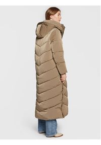 Calvin Klein Płaszcz zimowy Modern K20K205127 Beżowy Regular Fit. Kolor: beżowy. Materiał: syntetyk. Sezon: zima