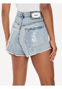 Liu Jo Szorty jeansowe UA4263 D4889 Niebieski Regular Fit. Kolor: niebieski. Materiał: lyocell, bawełna