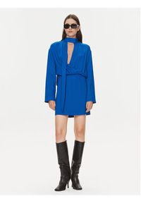 Samsoe & Samsoe - Samsøe Samsøe Sukienka koktajlowa Samailey F23400081 Niebieski Regular Fit. Kolor: niebieski. Materiał: wiskoza. Styl: wizytowy #5