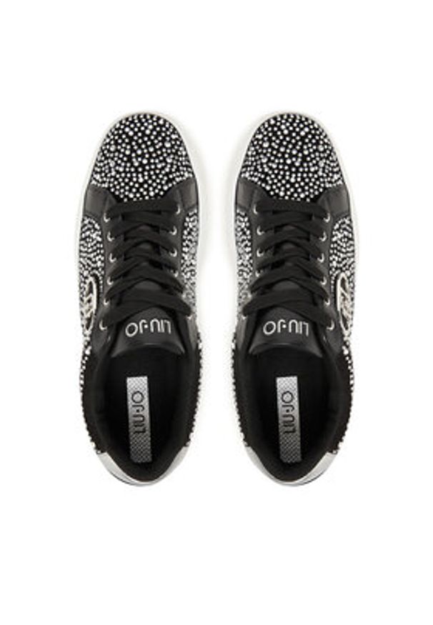 Liu Jo Sneakersy Pretty 06 BF5041 PX353 Czarny. Kolor: czarny. Materiał: skóra
