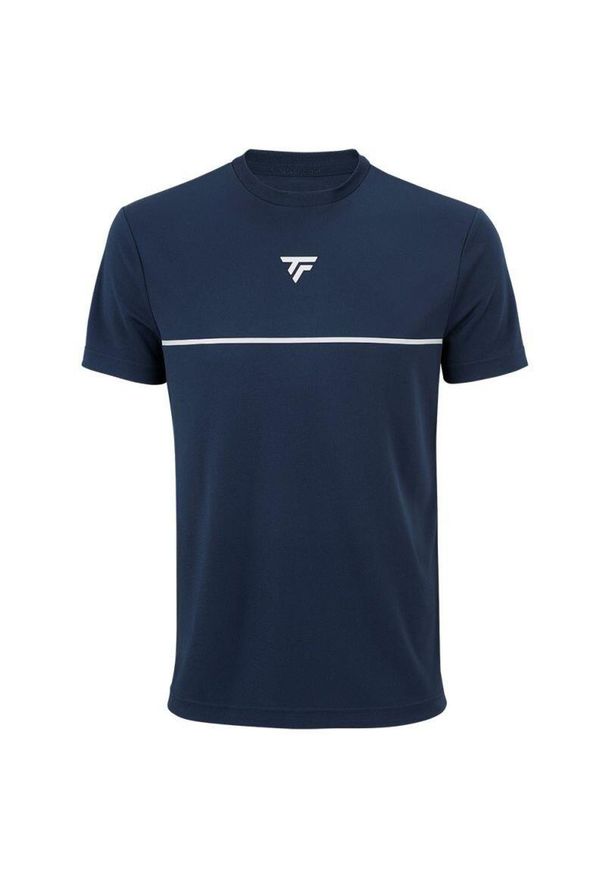 TECNIFIBRE - Koszulka tenisowa męska z krótkim rękawem Tecnifibre Perf Tee. Kolor: wielokolorowy, niebieski, biały. Długość rękawa: krótki rękaw. Długość: krótkie. Sport: tenis
