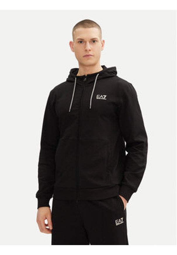 EA7 Emporio Armani Dres 7M000236 AF13512 MC156 Czarny Regular Fit. Kolor: czarny. Materiał: bawełna