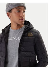 Kappa Kurtka przejściowa Logo Astrom 34243TW Czarny Slim Fit. Kolor: czarny. Materiał: syntetyk #4
