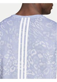 Adidas - adidas Koszulka techniczna Own the Run 3-Stripes JD7770 Niebieski Regular Fit. Kolor: niebieski. Materiał: syntetyk. Sport: bieganie