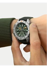 Timex Zegarek Expedition Ridge Chronograph TW2W16100 Czarny. Kolor: czarny. Materiał: skóra #6
