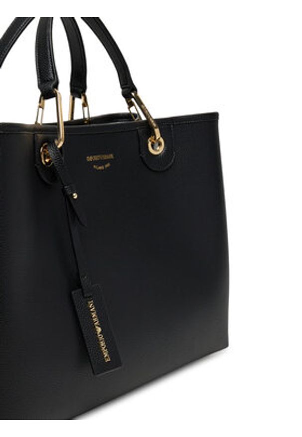 Emporio Armani Torebka EW000360 AF12103 MC032 Czarny. Kolor: czarny. Materiał: skórzane