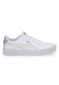 Buty do chodzenia damskie Puma 02 Carina 2.0 Pop Up. Zapięcie: sznurówki. Kolor: biały. Materiał: materiał, syntetyk. Szerokość cholewki: normalna. Sport: turystyka piesza