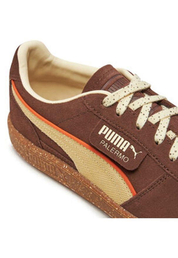 Puma Sneakersy Palermo Cannoli 398382-02 Brązowy. Kolor: brązowy. Materiał: zamsz, skóra