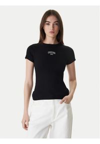 Guess Jeans T-Shirt W6RP21 KA0H1 Czarny Slim Fit. Kolor: czarny. Materiał: bawełna #1