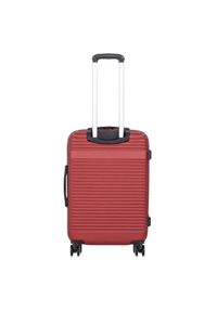 Ochnik - Komplet walizek na kółkach 19''/24''/28''. Kolor: czerwony. Materiał: materiał, poliester, guma, kauczuk #3