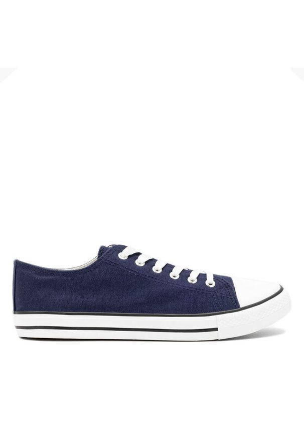 Lanetti Trampki MSS20503-01A Granatowy. Kolor: niebieski. Materiał: materiał