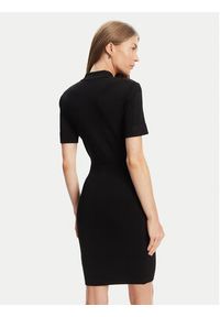 Guess Sukienka dzianinowa W5YK29 Z0130 Czarny Slim Fit. Kolor: czarny. Materiał: syntetyk #5