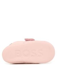 BOSS - Boss Sneakersy J99130 Różowy. Kolor: różowy. Materiał: skóra #4