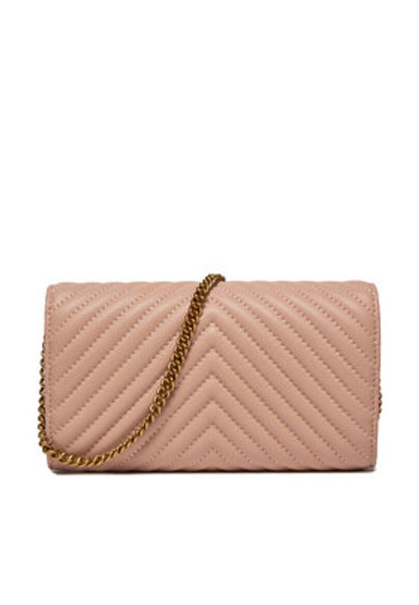 Pinko Torebka Love One Wallet C . AI 23-24 PLTT 100062 A0GK Różowy. Kolor: różowy. Materiał: skórzane