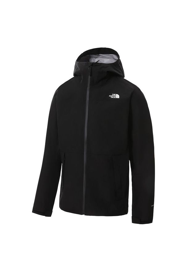 Kurtka The North Face Dryzzle Futurelight 0A7QB2JK31 - czarna. Kolor: czarny. Materiał: nylon, poliester. Wzór: aplikacja. Styl: elegancki. Sport: turystyka piesza