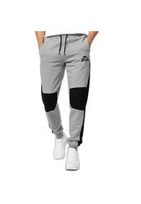 Spodnie do biegania Lonsdale Smerral. Kolor: czarny, szary, wielokolorowy. Materiał: dresówka #1