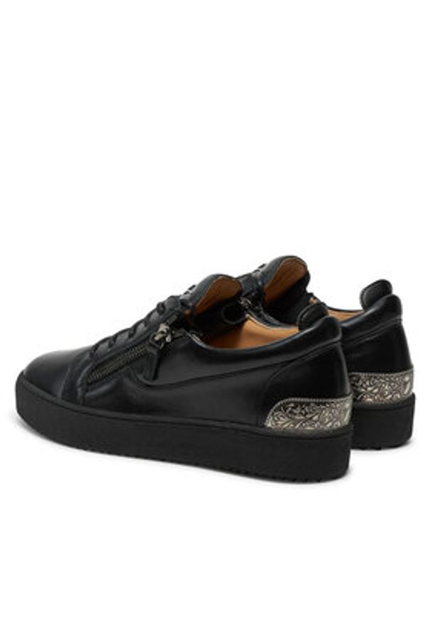 Giuseppe Zanotti Sneakersy RU40027 Czarny. Kolor: czarny. Materiał: skóra