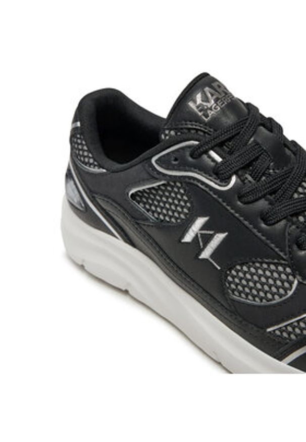 Karl Lagerfeld - KARL LAGERFELD Sneakersy KL63620 Czarny. Kolor: czarny. Materiał: skóra