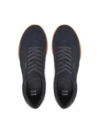 BOSS Sneakersy Careton 50548707 Granatowy. Kolor: niebieski. Materiał: skóra