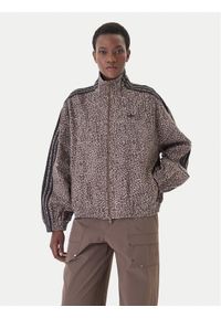 Adidas - adidas Kurtka jeansowa Firebird Aop KD2815 Brązowy Oversize. Kolor: brązowy. Materiał: bawełna #1