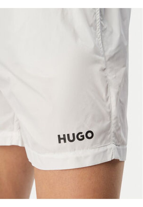 Hugo - HUGO Szorty kąpielowe Haiti 50469312 Kremowy Regular Fit. Kolor: kremowy. Materiał: poliamid