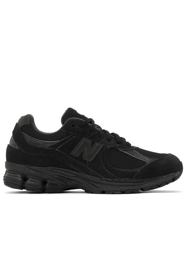 Buty New Balance U2002RBL - czarne. Kolor: czarny. Materiał: guma, zamsz. Szerokość cholewki: normalna