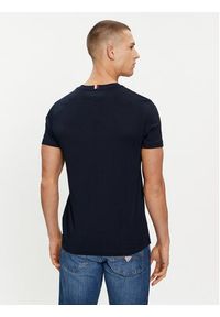 TOMMY HILFIGER - Tommy Hilfiger T-Shirt Global Stripe MW0MW34388 Granatowy Regular Fit. Kolor: niebieski. Materiał: bawełna #4