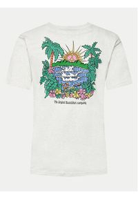 Quiksilver T-Shirt Island Sunrise Moe AQYZT09543 Szary Regular Fit. Kolor: szary. Materiał: bawełna #3