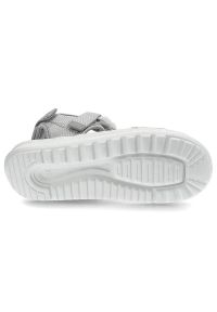 Big-Star - Szare Sandały Big Star Codzienne Buty Na Lato. Okazja: na co dzień. Zapięcie: klamry. Kolor: szary. Materiał: materiał. Wzór: paski. Sezon: lato. Styl: casual #6