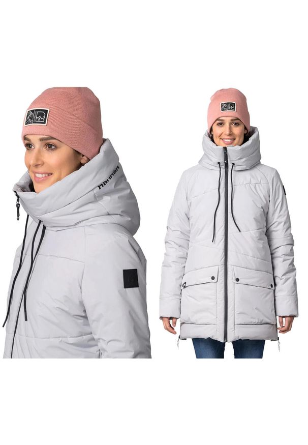 Płaszczyk kurtka turystyczna Hannah Rebeca. Kolor: szary. Sport: turystyka piesza