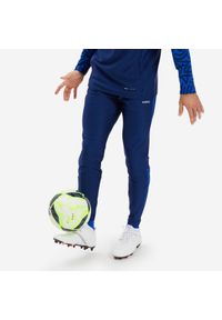 KIPSTA - Spodnie do piłki nożnej Kipsta Viralto. Kolor: niebieski. Materiał: materiał, poliester, elastan. Sport: piłka nożna
