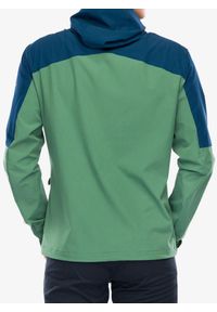 Kurtka softshell męska Vaude Elope Wind Jacket. Kolor: zielony. Materiał: softshell