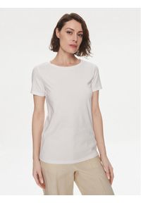 Weekend Max Mara T-Shirt Multib 2415971011 Biały Regular Fit. Kolor: biały. Materiał: bawełna