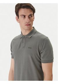 BOSS Polo Prime 50507813 Szary Regular Fit. Typ kołnierza: polo. Kolor: szary. Materiał: bawełna #2