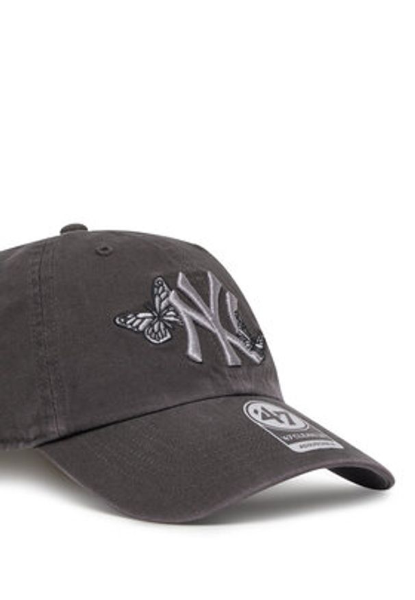 47 Brand Czapka z daszkiem MLB New York Yankees Icon Alt ’47 CLEAN UP B-ICACL17GWS Szary. Kolor: szary. Materiał: bawełna, materiał