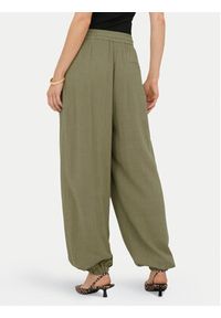 only - ONLY Spodnie materiałowe Siesta 15373197 Khaki Regular Fit. Kolor: brązowy. Materiał: wiskoza #6