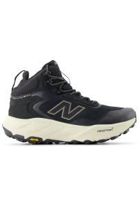 Buty męskie New Balance Fresh Foam X Hierro Hiker Gore-Tex v9 MTHIMCB9 - czarne. Zapięcie: sznurówki. Kolor: czarny. Materiał: guma, syntetyk, materiał. Szerokość cholewki: normalna. Technologia: Gore-Tex. Sport: fitness, bieganie