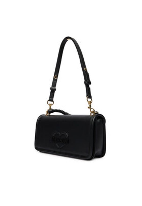 Love Moschino - LOVE MOSCHINO Torebka JC4096PP1OLL0000 Czarny. Kolor: czarny. Materiał: skórzane