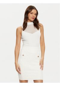 Marciano Guess Bluzka 5RGR20 5817Z Beżowy Regular Fit. Kolor: beżowy. Materiał: wiskoza #1