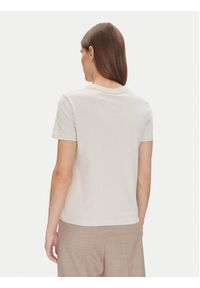 Calvin Klein Jeans T-Shirt J20J225243 Beżowy Regular Fit. Kolor: beżowy. Materiał: bawełna