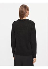 Brave Soul Sweter LKX-230XMASCAT Czarny Regular Fit. Kolor: czarny. Materiał: wiskoza