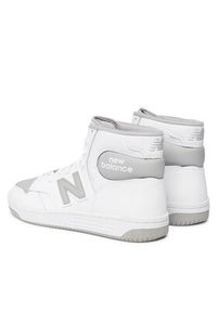 New Balance Sneakersy BB480SCD Biały. Kolor: biały. Materiał: skóra #5